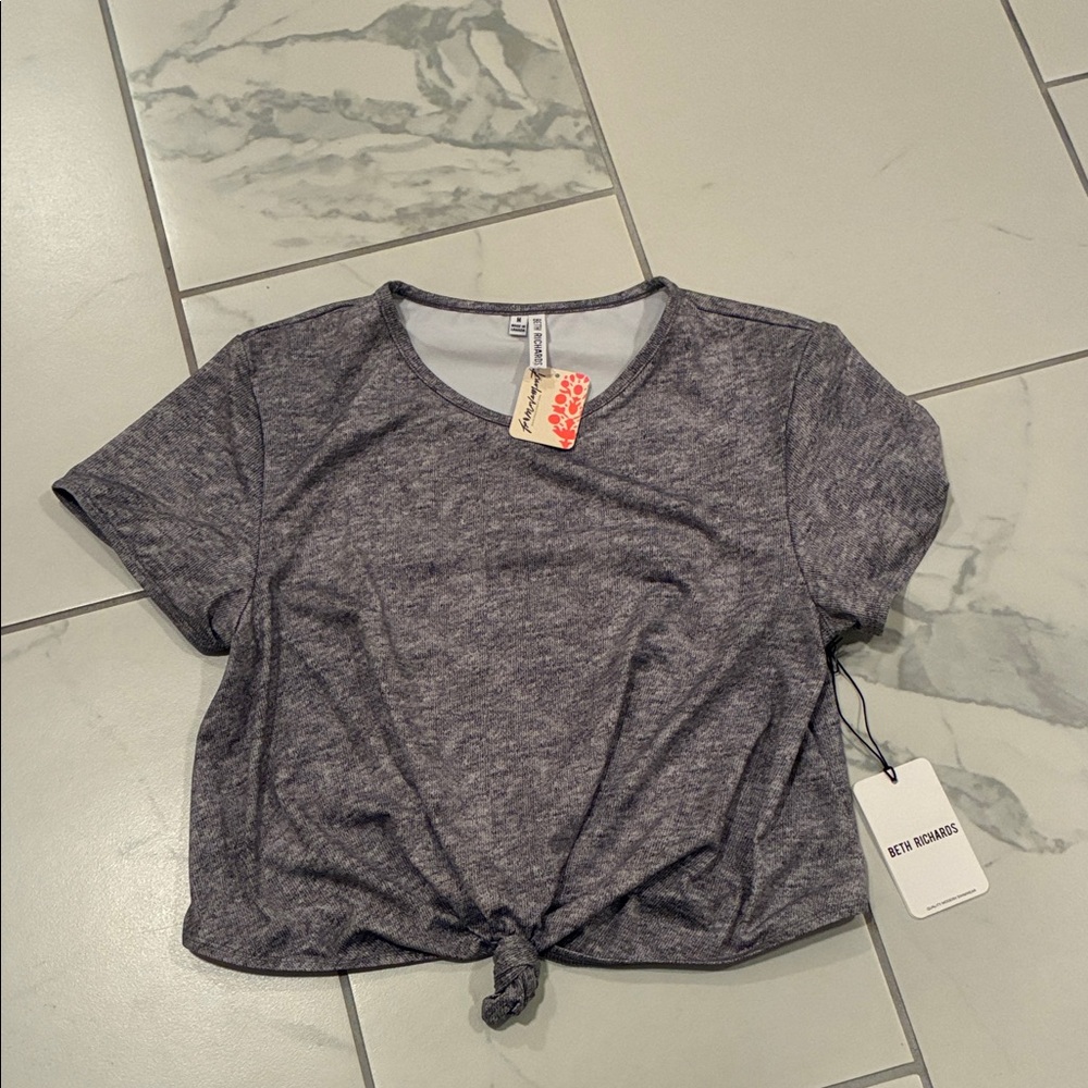 Free People Movement Beth Richard Knot Swim Rashguard